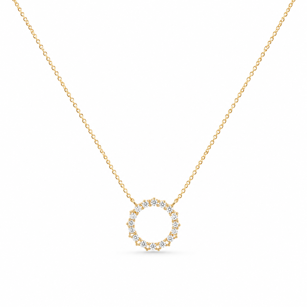 Eternal Glow Circle Necklace