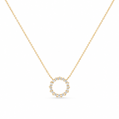 Eternal Glow Circle Necklace