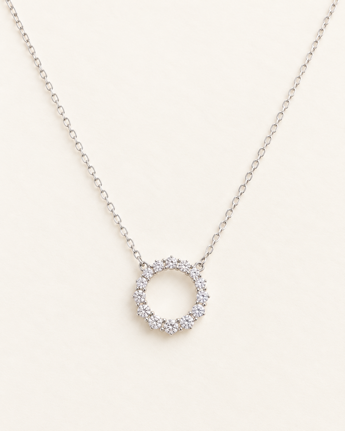 Eternal Glow Circle Necklace