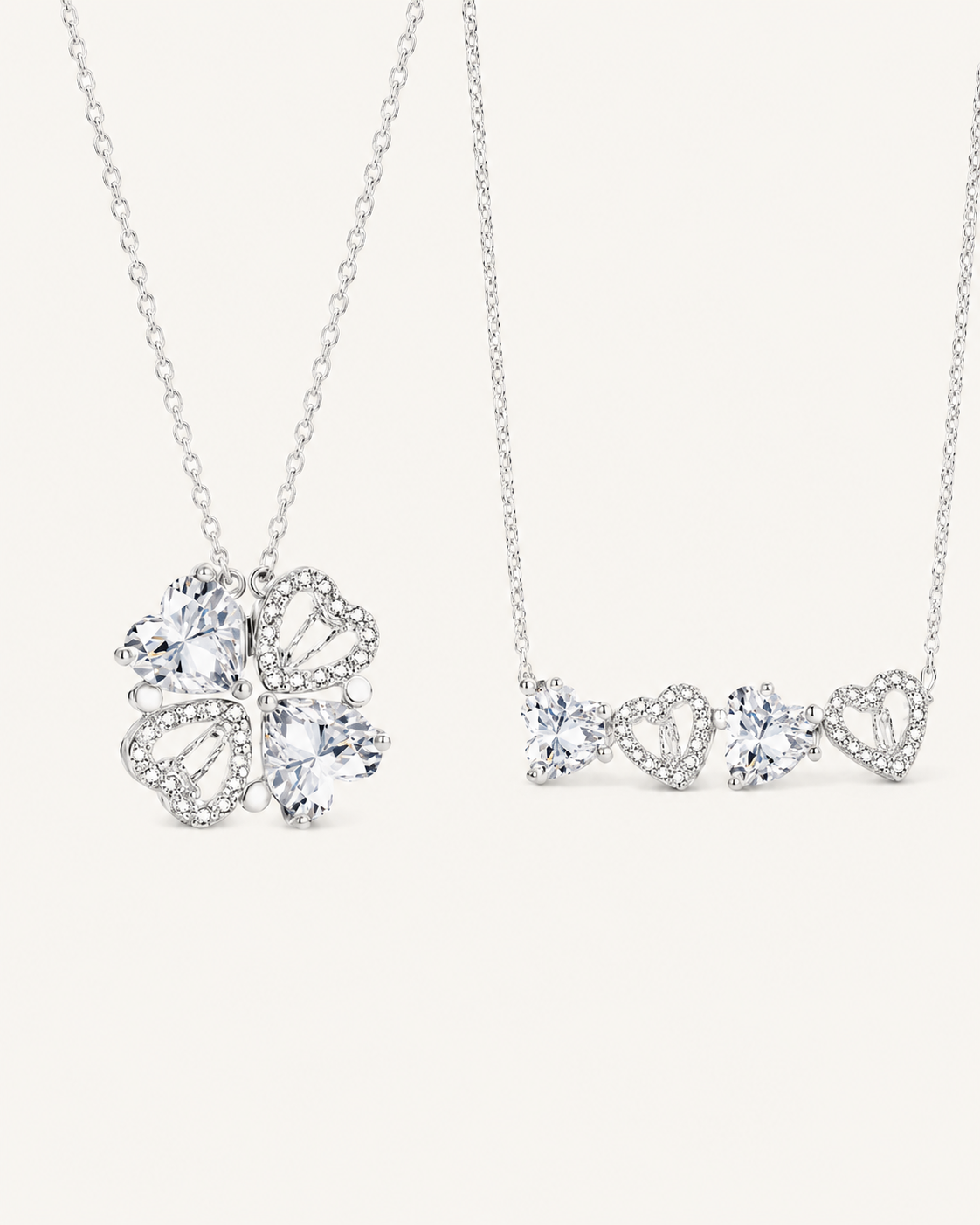 Lumi Convertible Clover Necklace